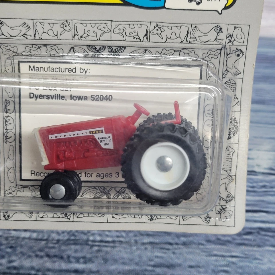 De colección 1988 Modelos Escala 1/64 Cockshutt 1855 n/Tractor Frontend Plástico Rojo Foto 3 de 4