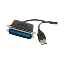 Startech ICUSB128410 10 USB TO PARALLEL PORT ADAPTER CABLE USB TO DB25 PRINTER C