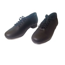 Theatricals Kids Black Dance Tap Shoes, Size 11.5