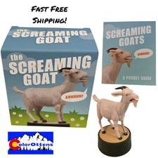 The Screaming Goat Desktop Toy With 32 Page Pocket Guide Fun Facts See Video
