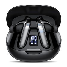 AI Language Translation Earbuds, 3-in-1 Translator Earbuds Real Time Black