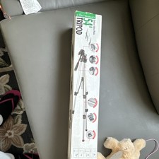 Deluxe Video Photo 54" Tripod Pan/Tilt Head Adjustable Legs Flip Lock Aluminum