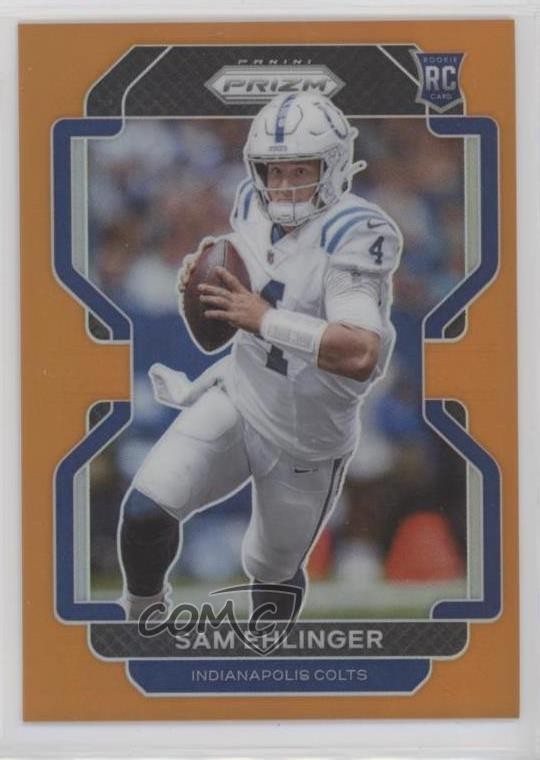 2021 Panini Prizm Rookie Orange Prizm /249 Sam Ehlinger #395