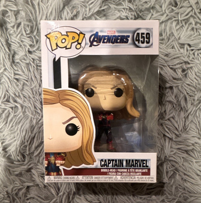 Funko Pop! Marvel Avengers Captain Marvel #459 Vinyl Bobble-Head Unopened