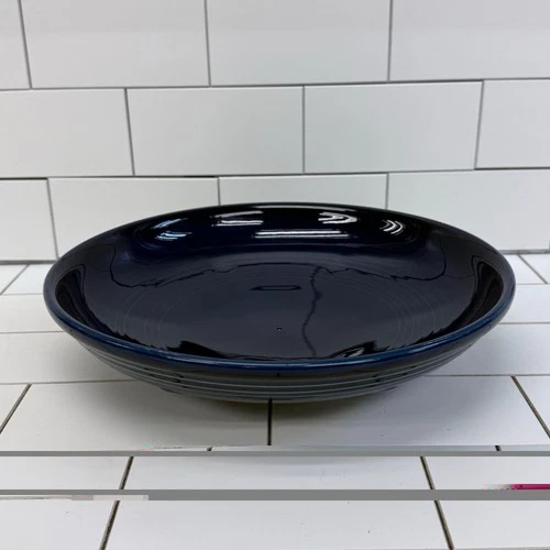 Homer Laughlin Fiesta Cobalt Blue Presentation Bowl 1980s–90s