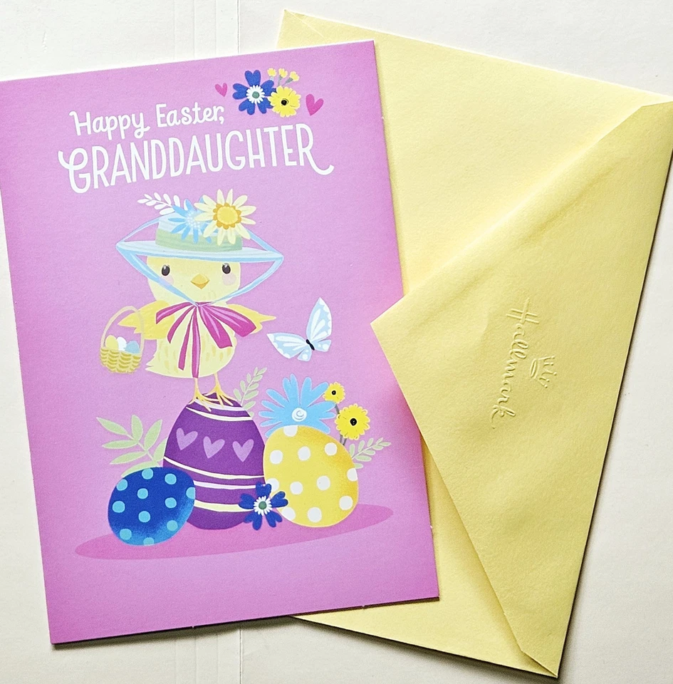 ¡Feliz Pascua, nieta! / Tarjeta de felicitación /(incl. Sobre 5×7") Foto 4 de 4