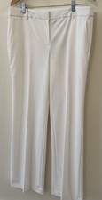 JONES NEW YORK COLLECTION Women's SZ 12 Classic IVORY Stretch PANTS TROUSERS NWT