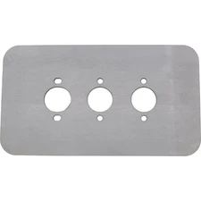 Speedway Steel Pedal Mount Plate, 12" Long x 6-3/4" Tall, 2-1/4" Center