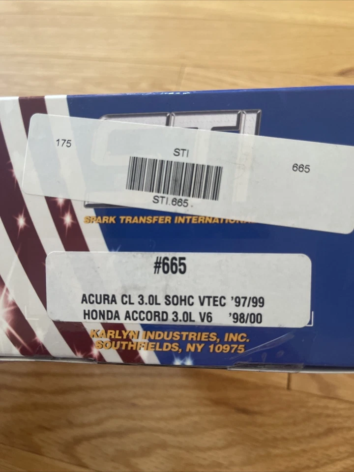 Juego de cableado de bujías Karlyn/STI 665 Acura/Honda 97-00 3,0 L V6 nuevo stock antiguo Foto 2 de 4