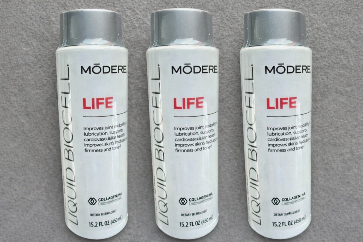 Modere Liquid BioCell Life Collagen 15.2 FL Oz ( Pack of 3 ) New