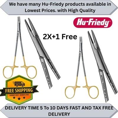 Hu-Friedy NH5038 Crile Wood Perma Sharp  Needle Holder 6''