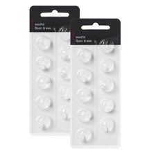 for Oticon Hearing Aid Supplies,Open Vent 6MM/20PCS,Hearing Aid Domes
