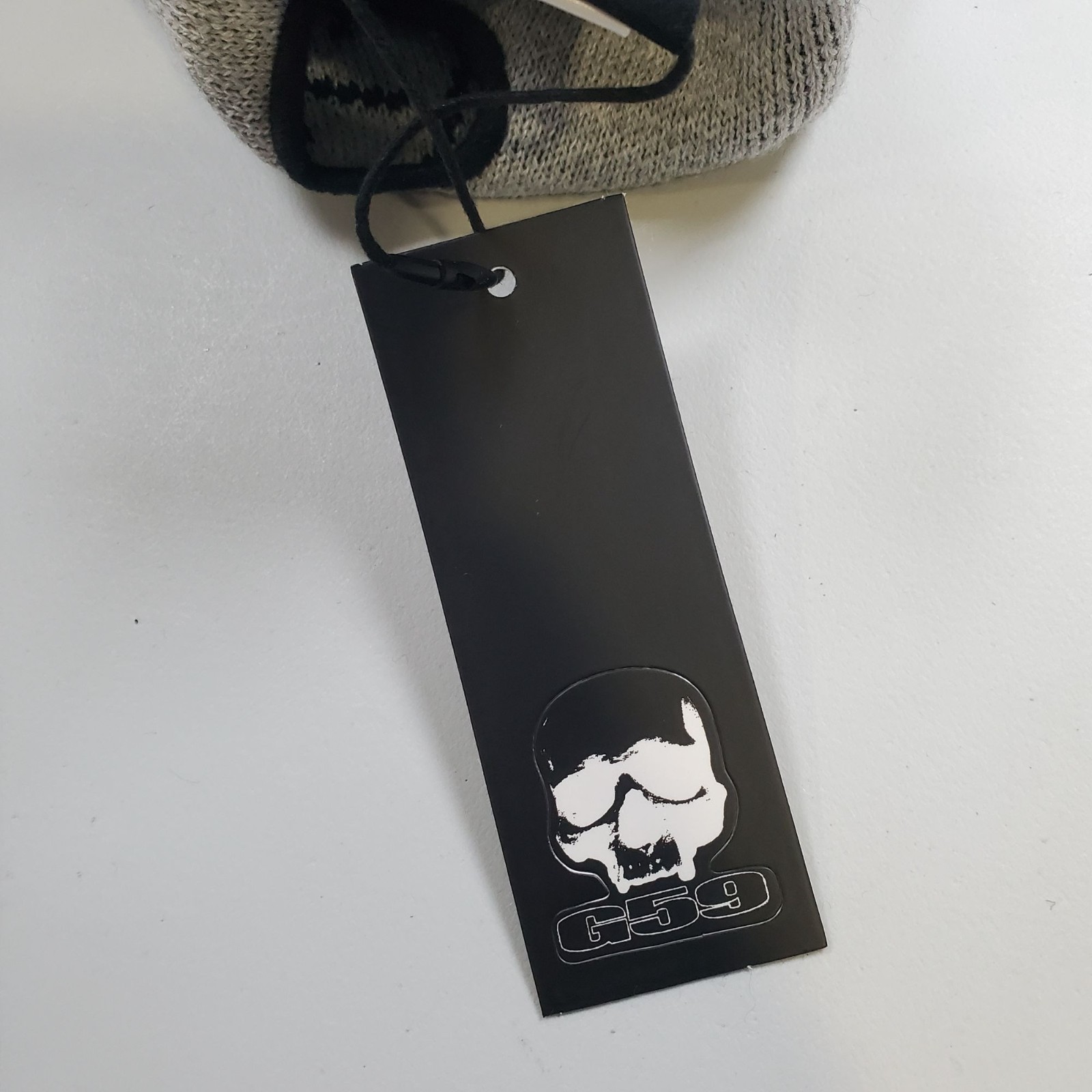 G59 Truck Stop Ski Mask Men Size OS NWT Grey Knit $UICIDEBOY$