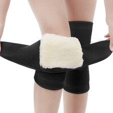 Winter Thicken Cashmere Knee Braces Warmers Adjustable Kneepads Leg Sleeves for