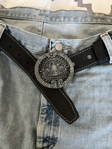 Aztec Mayan Calendar Metal Fashion Belt Buckle | eBay UK