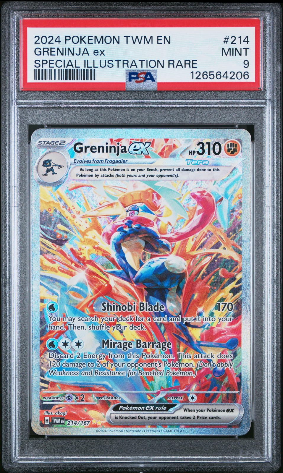 Greninja ex #214
