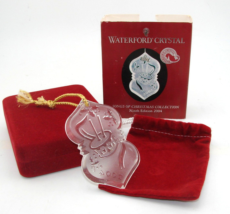 Waterford Crystal Songs Of Christmas Collection  9th Edition 2004 w/Hanger
