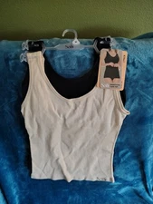 Sofft Women's Smoothing/Shaping Seamless Nylon-Spandex Tank Tops (2 PK) Medium