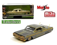 Maisto 1964 Chevrolet Impala SS Lowrider Chevy Grey 1/26