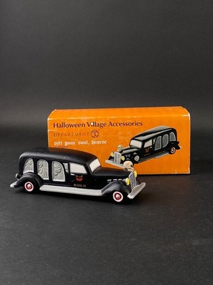 Department 56 Sell Your Soul Hearse Car Halloween Village Accessories Enesco New