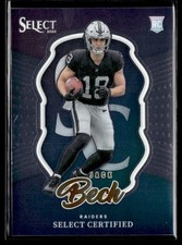 2025 Panini Select Football Certified #21 Jack Bech Rookie RC