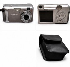 Canon PowerShot A460 5.0MP Digital Camera - Silver With case