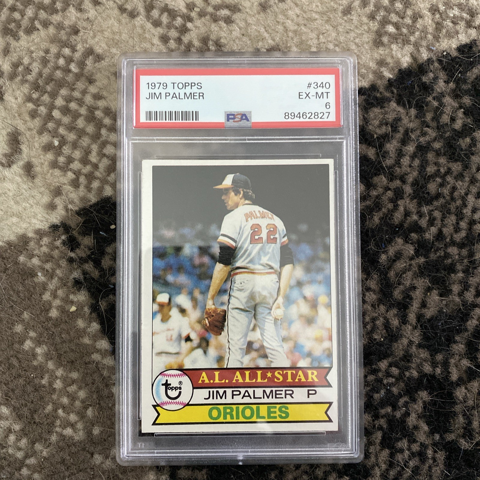 1979 Topps Jim Palmer 340 PSA 6