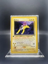 Pokemon Raikou 1st Edition 22/64 Neo Revelation Rare - LIGHT PLAY