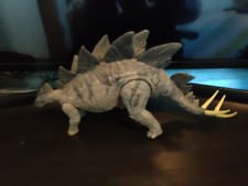 Jurassic World Action Attack Stegosaurus Gray Dinosaur Figure