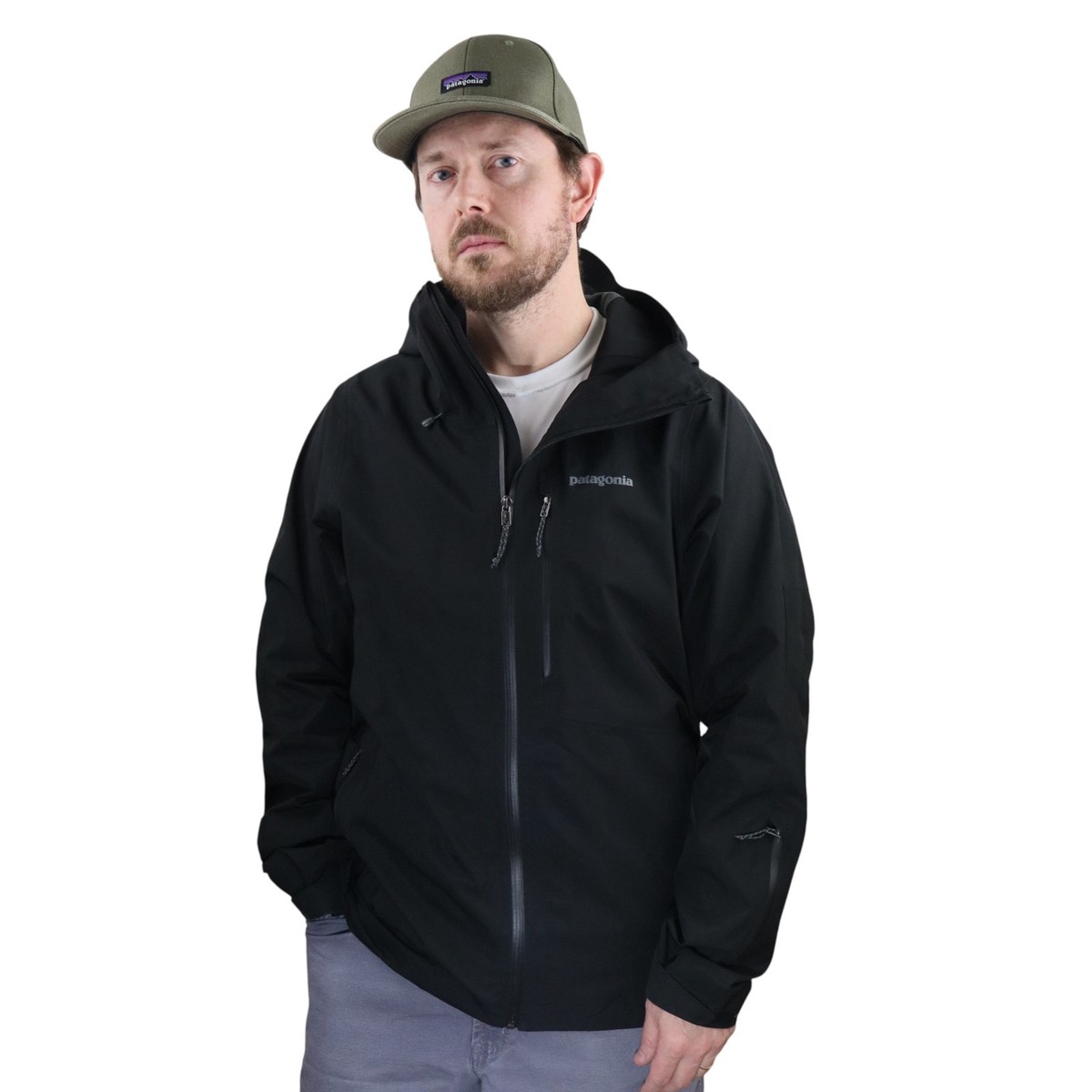Patagonia Powder Bowl Gore-Tex Ski Jacket Mens Medium Black