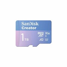SanDisk SDSQXAV-1T00-GN6MS Creator - 1 TB Class 10/UHS-I U3 V30 microSDXC