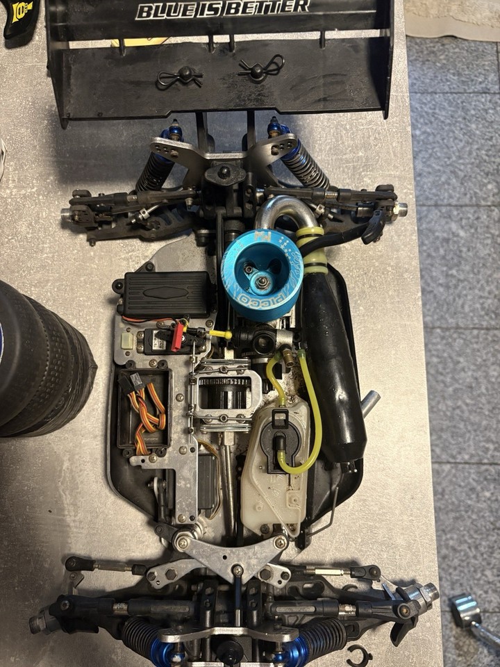 Pneumatici B-ulldoze Soft 1:8 Per Buggy Su Cerchio Da 17 Mm Nero/cromo - Foto 5