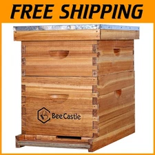 Essential 10-Frame Beehive Kit with Waterproof Beeswax and Comfort Insulation