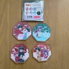 Secret Ranma 1/2 Trading Acrylic Coaster Set of 4