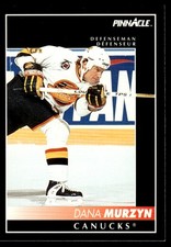 1992-93 Pinnacle !! Dana Murzyn Vancouver Canucks #172