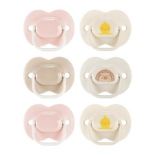 Tommee Tippee Anytime Soothers, 0-6m, 6 Pack, Symmetrical Teat Sits Anyway Up, B