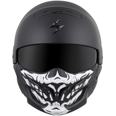 Scorpion Covert Face Mask For Covert Helmet Black Bandana Samurai Skull