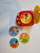 2004 Sesame Street Elmo CD Player with 4 Disks WORKS