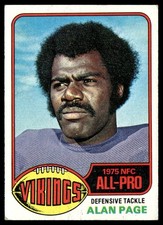 1976 Topps Alan Page Minnesota Vikings #150