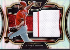 2021 Select Horizontal Rookie Jumbo Swatch Holo #23 Adonis Medina Jersey /150 BB