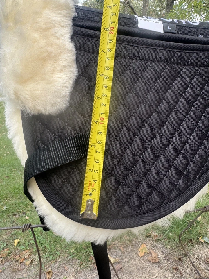  NEW Australian Sheepskin Correction Half Pad Rear Trim, Shims spine Free  - Image 2 of 4
