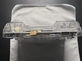 SNK Neo Geo Pocket Color Slim Crystal Clear with IPS Screen Mod + New Shell