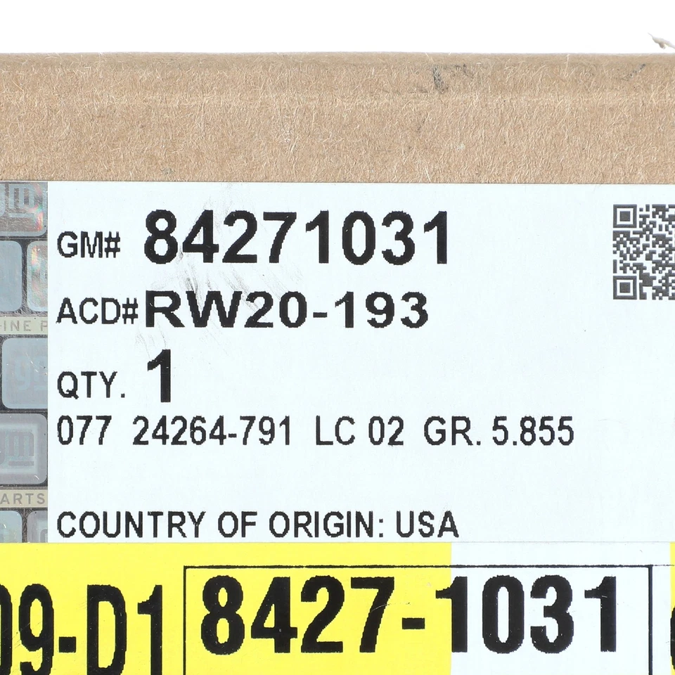 Rodamiento interior rueda trasera OEM NUEVO GM 2020-2023 Sierra Silverado 3500 HD 84271031 Foto 4 de 4