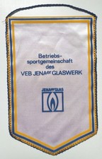 Betriebssportgemeinschaft des VEB Jenaer Glaswerk alter Wimpel