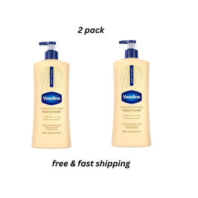 Vaseline Intensive Care  Nourishing Moisture Lotion, 32 oz 2 Pack