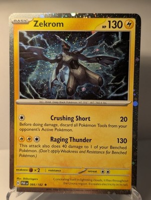 Zekrom Cosmos Holo Paradox Rift PAR 066/182 Blister Promo Pokemon