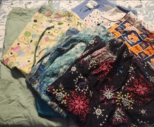 Mixed Lot Of Scrub Tops And Bottoms Size Medium