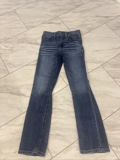 Jeans ragazzo BKE Tyler Jr taglia 14 regular lavaggio scuro gamba dritta fibbia denim