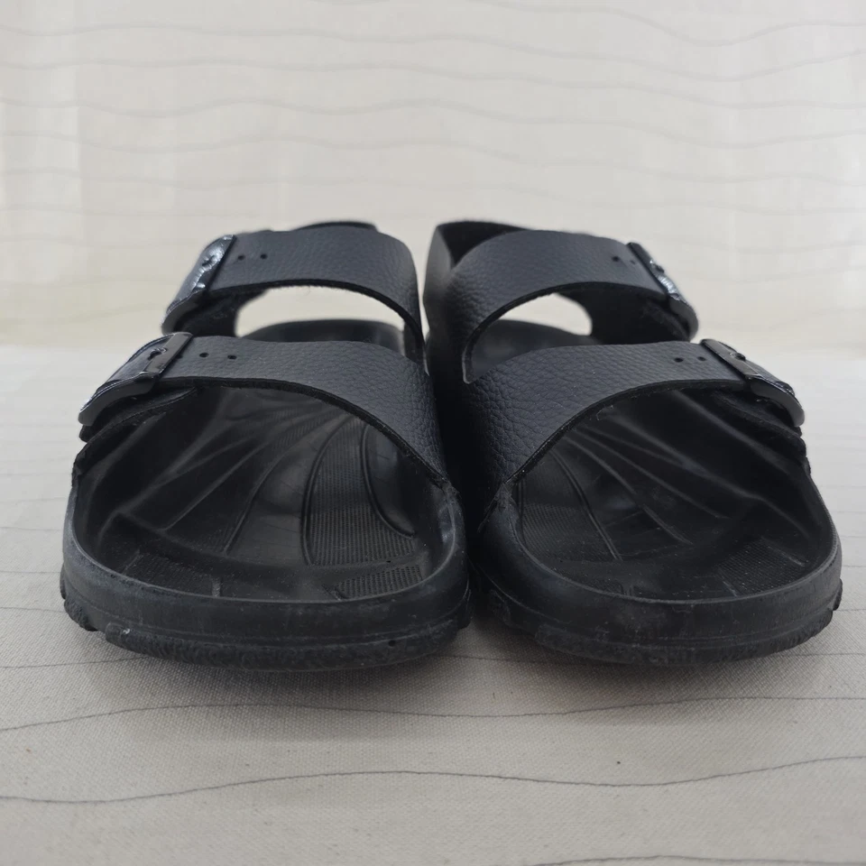 Sandalias Birki's Unisex Aruba Negras con Tiras Zapatos Hechas en Alemania Talla 42 EUR Para Hombres Foto 4 de 4