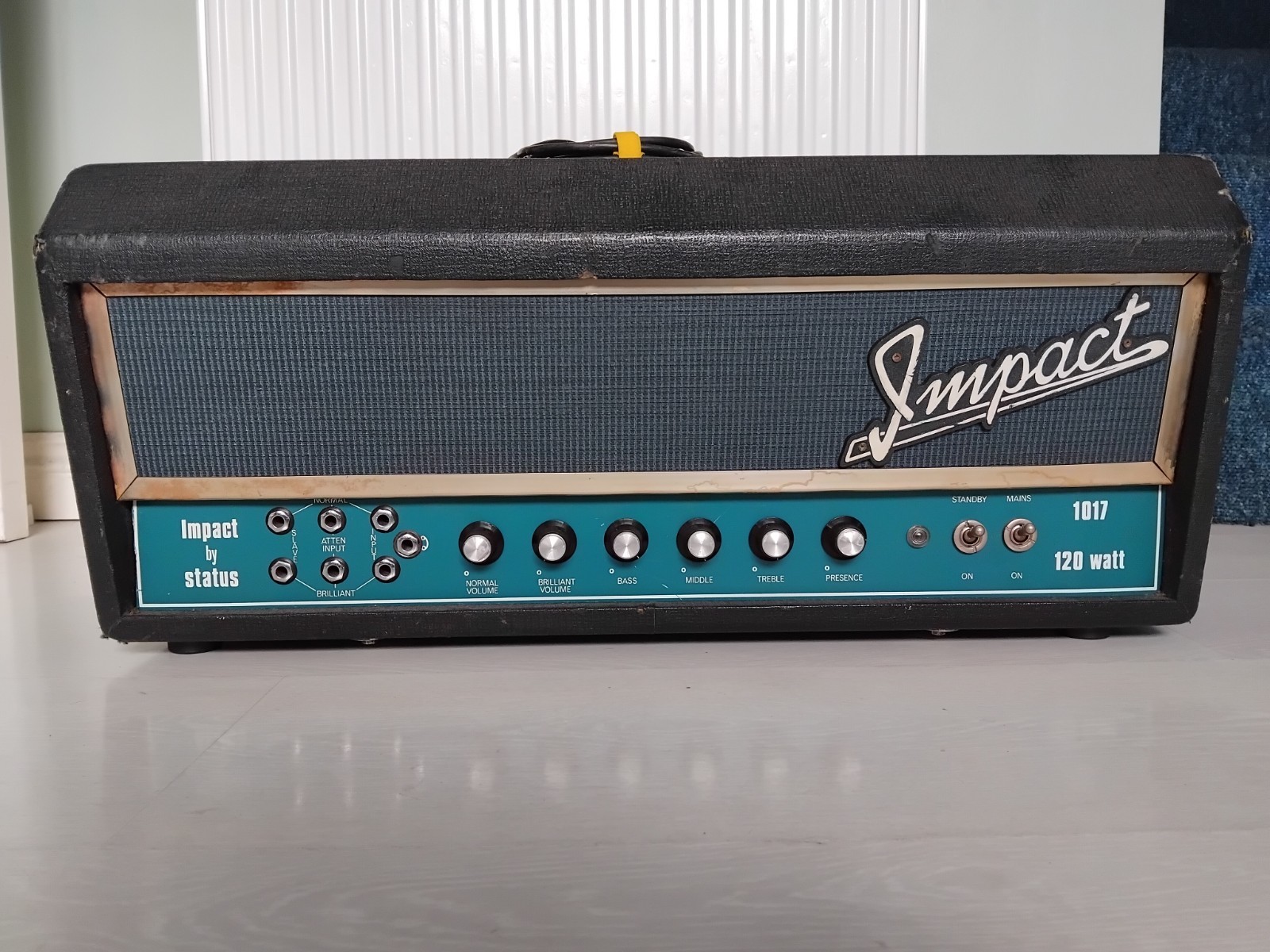 Impact 1017 vintage valve amplifier 1972 120 watt made England Hiwatt serviced